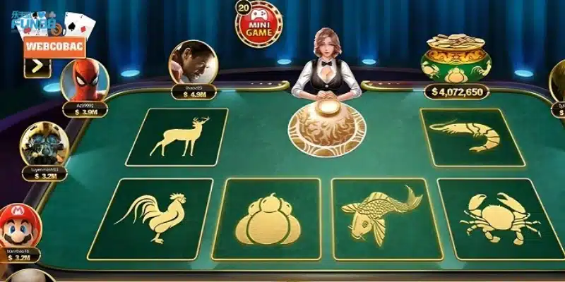 Tổng quan trò chơi bầu cua online tại Fun88